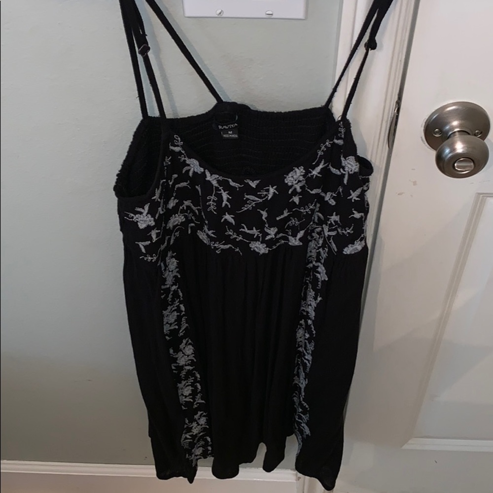 Black flowy summer dress